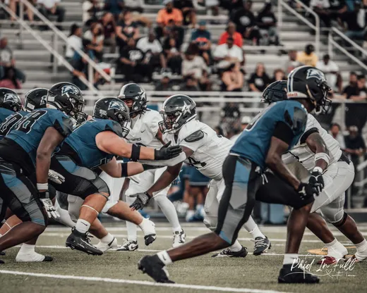 Locked in at the line of scrimmage